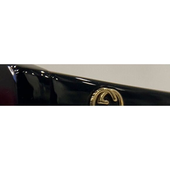 Gucci 58mm Round Cat Eye Sunglasses Black Gold main image 5